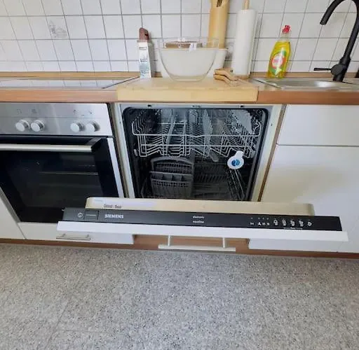 公寓 Fuer 6 Personen Wlan Balkon Parken Stilvoll 奥格斯堡